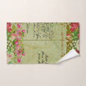 Shabby-chic, , rustic, country chic, French vin Handdoek (Handdoek)