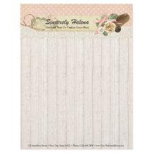 Shabby Chic Rustic Wood,  kant en doder
