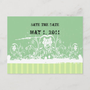 Shabby Chic Save the Date Aankondigingskaart