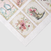 Shabby Chic Schrijfreeks Design 9 Tissuepapier (Detail)