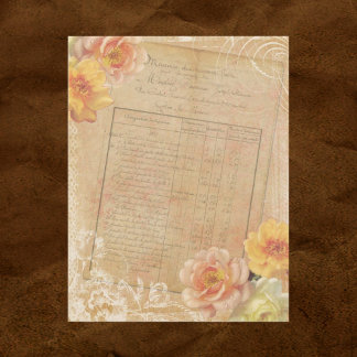 Shabby Chic Scrapbook Paper