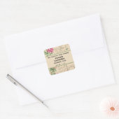 Shabby Chic  Soap Cosmetics Label - 2 (Envelop)