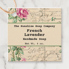Shabby Chic Soap Cosmetics Label label