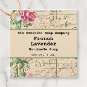 Shabby Chic  Soap Cosmetics Label label (Voorkant)