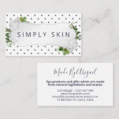 Shabby Chic Spa Bath Soak Soap Body Butter Visitekaartje (Voorkant / Achterkant)