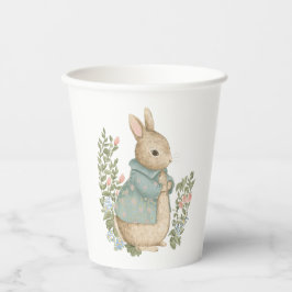 Shabby Chic Spring Rabbit Paper Cups Papieren Bekers
