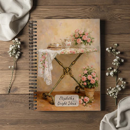 Shabby Chic Strijkplank Rozen Notitieboek