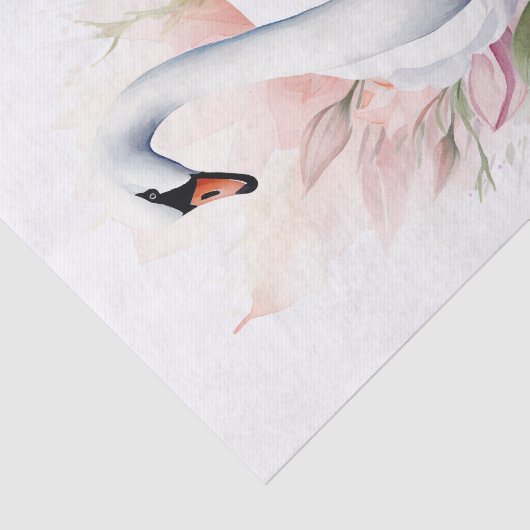 Shabby Chic Swan 2 Decoupage papier (Detail)