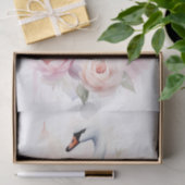 Shabby Chic Swan 2 Decoupage papier (Geschenk)