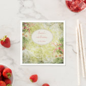 Shabby Chic Sweet 70th Birthday en wilde bloemen Servetten (Insitu)