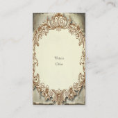 Shabby Chic Tattered Crown Visitekaartje (Achterkant)