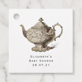  Shabby-Chic Tea Party Bedankjes Labels