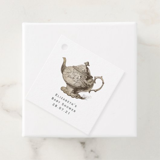 Shabby-Chic Tea Party Bedankjes Labels (In situ)