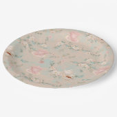 Shabby chic Tea Party Vrijgezellenfeest Papieren Bordje (Gekanteld)