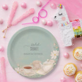 Shabby chic Tea Party Vrijgezellenfeest Papieren Bordje (Feest)
