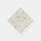 Shabby chic Tea Party Vrijgezellenfeest Servet (Hoek)