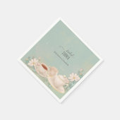 Shabby chic Tea Party Vrijgezellenfeest Servet (Hoek)