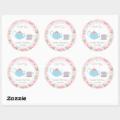 Shabby Chic Tea Party Vrijgezellenfeest Sticker (Vel)