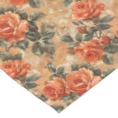  shabby chic terracotta Engelse rozen sage Korte Tafelloper (Hoek)