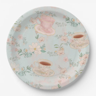 Shabby Chic Theepartij Papieren Bordje
