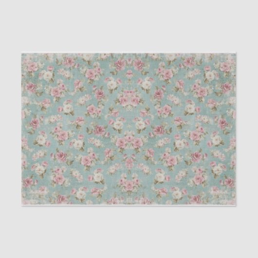Shabby Chic Tissue Paper | Charming Rustic Tissuepapier (Voorkant)