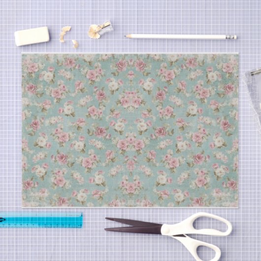Shabby Chic Tissue Paper | Charming Rustic Tissuepapier (Craft)