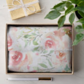 Shabby Chic Tissue Papier - Elegante Bloemen (Geschenk)