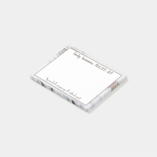 Shabby Chic, Trendy Custom SLP post it notes (Schuin)