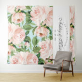 Shabby Chic Trouwachtergrond Fotocabine Wandkleed (In Situ (horizontaal))