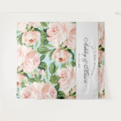 Shabby Chic Trouwachtergrond Fotocabine Wandkleed (Voorkant (horizontaal))