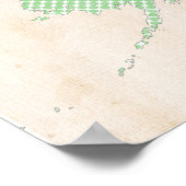 Shabby Chic United States Map - Nursery Art Poster (Hoek)