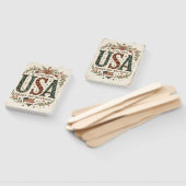 Shabby Chic USA 250e verjaardag handventilator Handwaaier (Niet-gemonteerd)