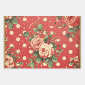   Shabby Chic Valentijnse  Inpakpapier Vel (Voorkant 3)