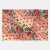   Shabby Chic Valentijnse  Inpakpapier Vel (Voorkant 2)