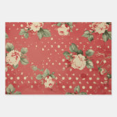   Shabby Chic Valentijnse  Inpakpapier Vel (Voorkant 2)