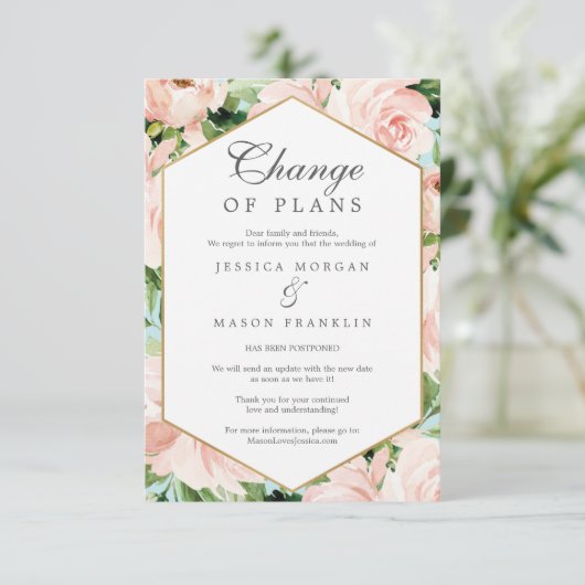 Shabby Chic Verandering van Plannen Aankondiging K (Staand voorkant)