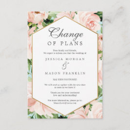 Shabby Chic Verandering van Plannen Aankondiging K