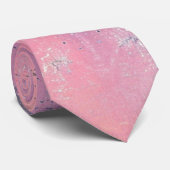 Shabby Chic Verdrietig Roze Gekleurd Stropdas (Opgerold)