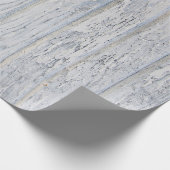 Shabby Chic verweerd hout Cadeaupapier (Hoek)