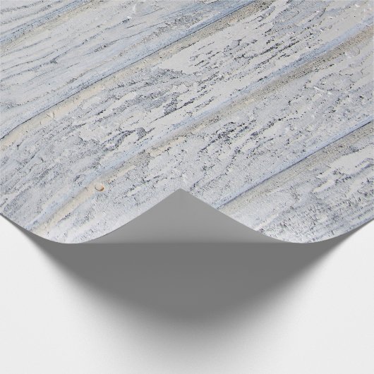 Shabby Chic verweerd hout Cadeaupapier (Hoek)