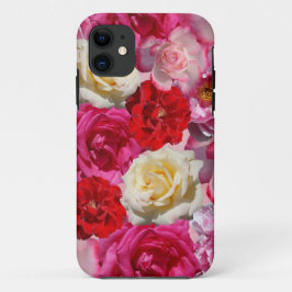  Shabby Chic Vibrant Country Rozen Case-Mate iPhone Case