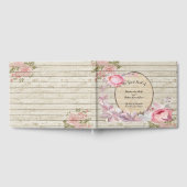 Shabby Chic Victoriaans Flower Wedding Guest Book Gastenboek (Volledig)