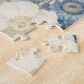 Shabby Chic  Victoriaans Lady met bloemen Legpuzzel (Zijkant)