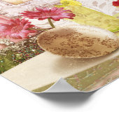 Shabby Chic Victoriaans Lunch, Parijs, kunstdruk Poster (Hoek)