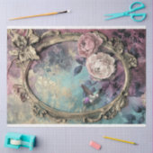 Shabby Chic, Vintage Barok, Kolibrie Kunst Tissuepapier (Craft)