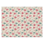 Shabby Chic Vintage kerstboom Tafelkleed (Voorkant (Horizontaal))