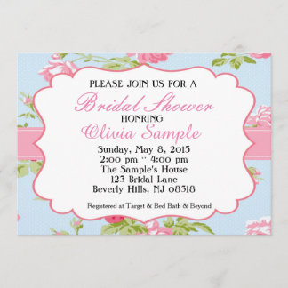 Shabby Chic Vrijgezellenfeest Kaart