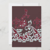 Shabby-Chic Vrijgezellenfeest Tea Party Kaart (Achterkant)