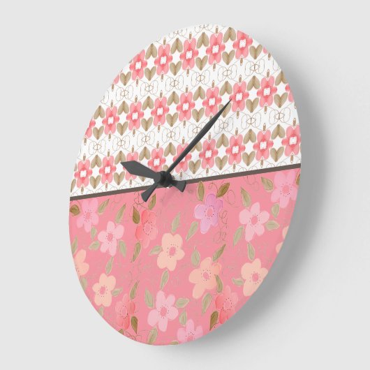 Shabby Chic Wall Clock Grote Klok (Hoek)