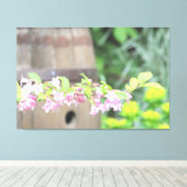 Shabby Chic Wall Decor Canvas Afdruk (Insitu (Houten vloer))